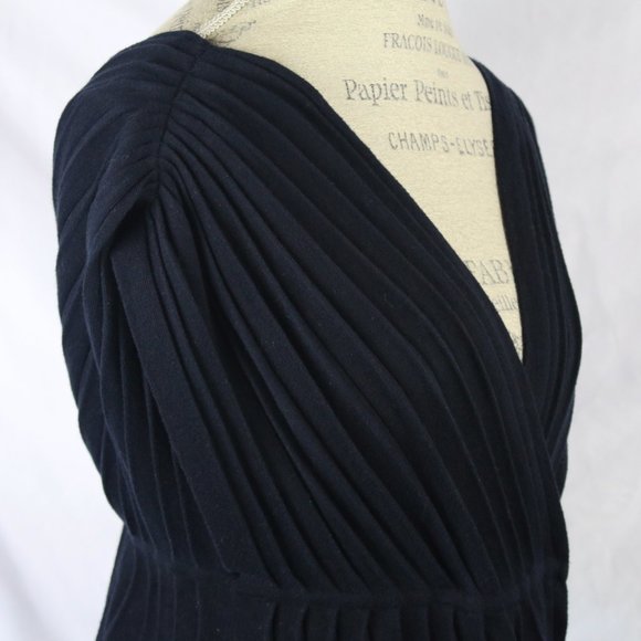 Anthropologie Yellow Bird Black Sweater V-neck - Picture 6 of 8